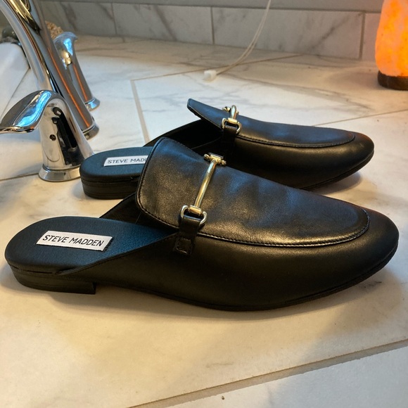 Women's Steve Madden Galilea Leather Mules size 8 - Picture 3 of 4